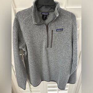 Patagonia Men's Zip-Up Gray Better Sweater